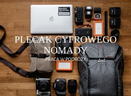 plecak cyfrowego nomady praca w podróży