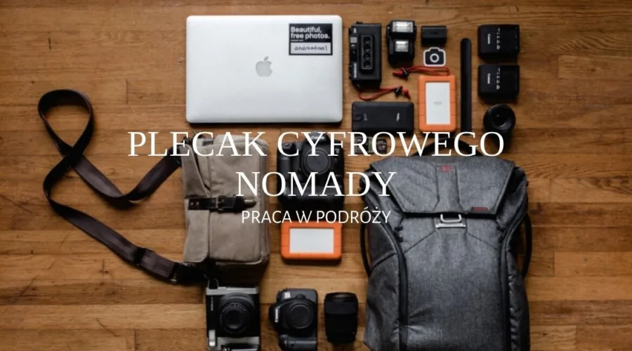 plecak cyfrowego nomady praca w podróży